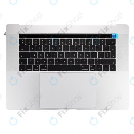 Apple MacBook Pro 15" A1707 (Late 2016 - Mid 2017) - Gornji okvir tipkovnice + Tipkovnica UK + Mikrofon + Trackpad + Zvučnici (Silver)