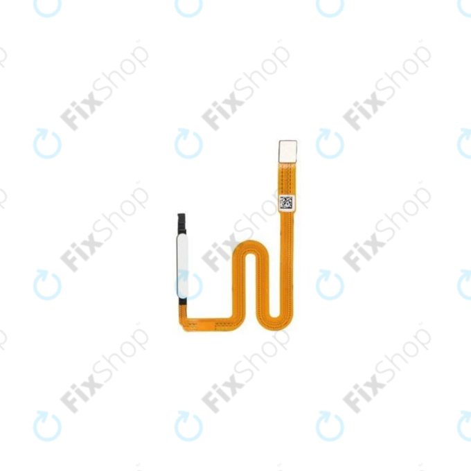 Samsung Galaxy A03s A037G - Senzor otiska prsta + savitljivi kabel (bijeli) - GH81-21251A originalni servisni paket