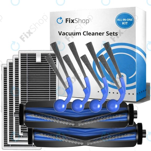 Set rezervnih dijelova za Ecovacs T80 Omni, T80 (2x Glavna četka, 4x Filter, 4x Bočna četka)