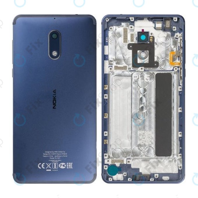 Nokia 6 - Poklopac baterije (plavi) - 20PLELW0016 Originalni servisni paket