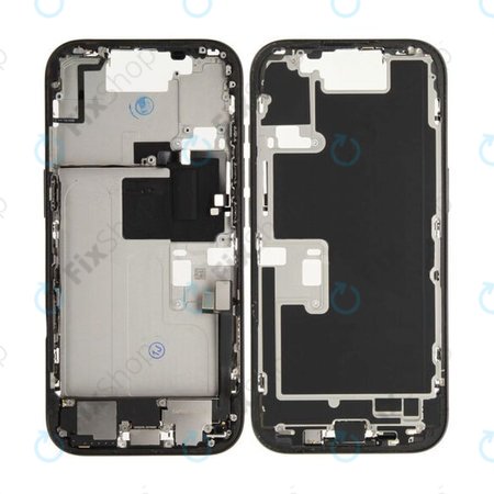 Apple iPhone 16 Pro - Srednji okvir + Tipke za uključivanje + Glasnoću (Black Titanium)