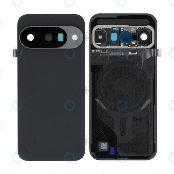 Sklop poklopca baterije za Google Pixel 10, Obsidian