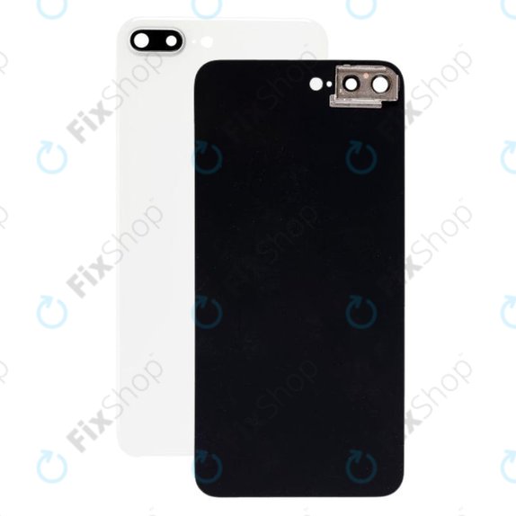 Apple iPhone 8 Plus - Staklo stražnjeg kućišta + držač kamere (srebrni)
