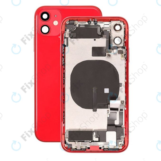 Apple iPhone 11 - Stražnje Maska s malim dijelovima (crveno)