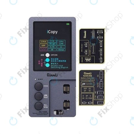 QianLi iCopy Plus 2.2 - True Tone, senzor svetlobe, programator vibracij in tester baterije (iPhone 7 - 11 Pro Max)