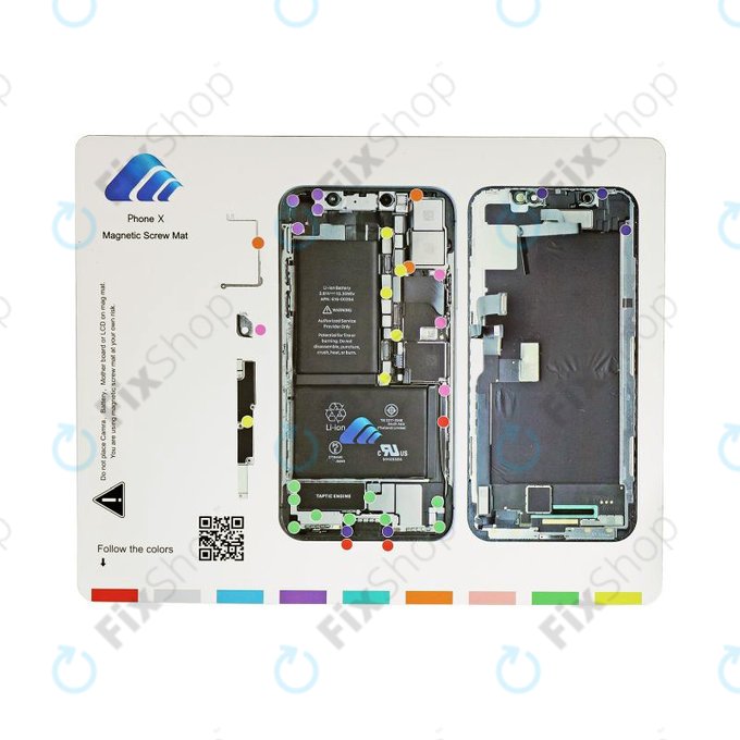 Magnetska podloga za vijke za iPhone X