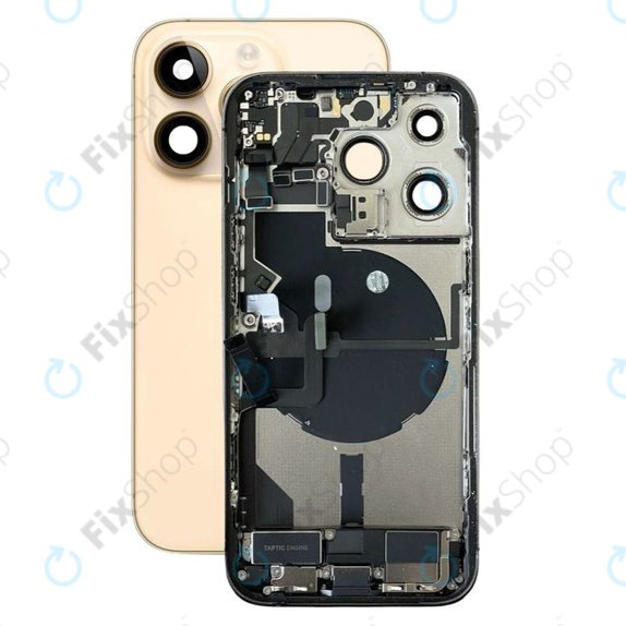 Apple iPhone 14 Pro - Stražnje Maska s malim dijelovima (zlato)