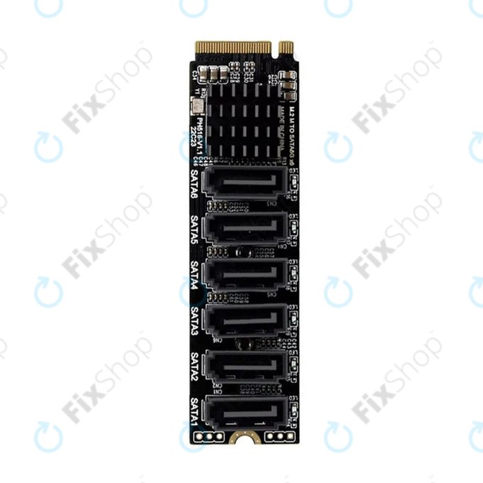 M.2 PCIe kartica za proširenje, 6 SATA III priključaka