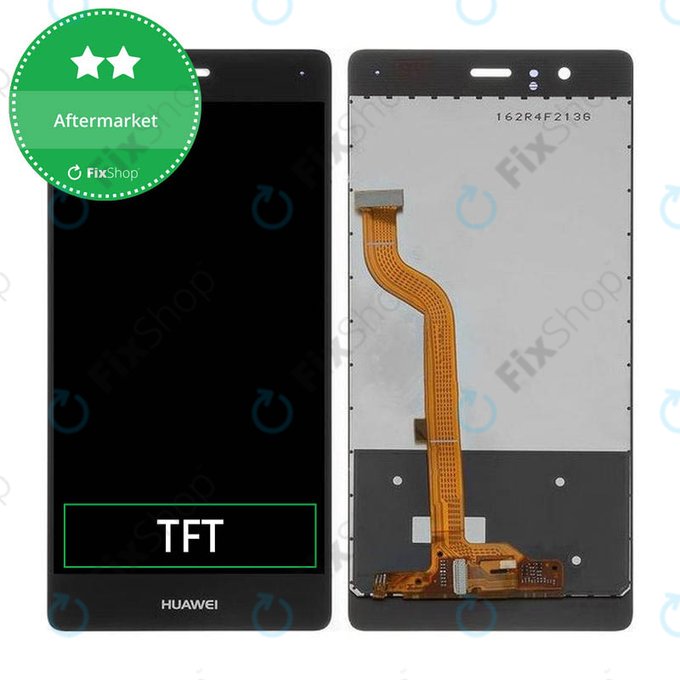 Huawei P9 - LCD zaslon + zaslon osjetljiv na dodir (Black) TFT