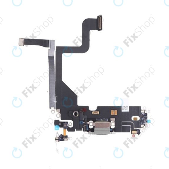 Apple iPhone 13 Pro - Konektor za punjenje + savitljivi kabel (srebrni)