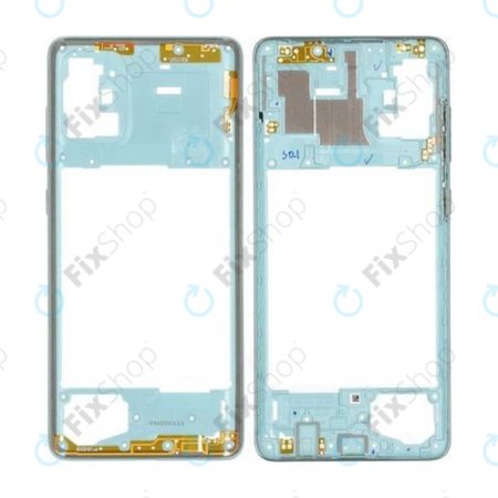 Samsung Galaxy A71 A715F - Srednji okvir (Prism Crush Blue) - GH98-44756C Originalni servisni paket