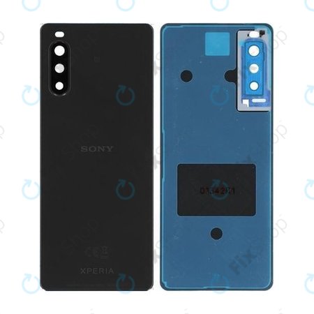 Sony Xperia 10 II - Poklopac baterije (crni) - A5019526A Originalni servisni paket