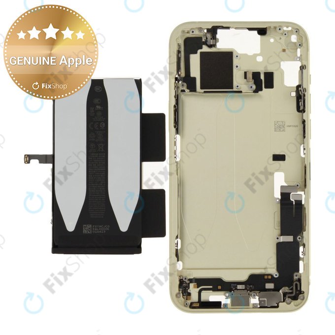 Srednji okvir s baterijom za iPhone 15 Plus | Yellow | ZD076-00676 | Genuine Apple