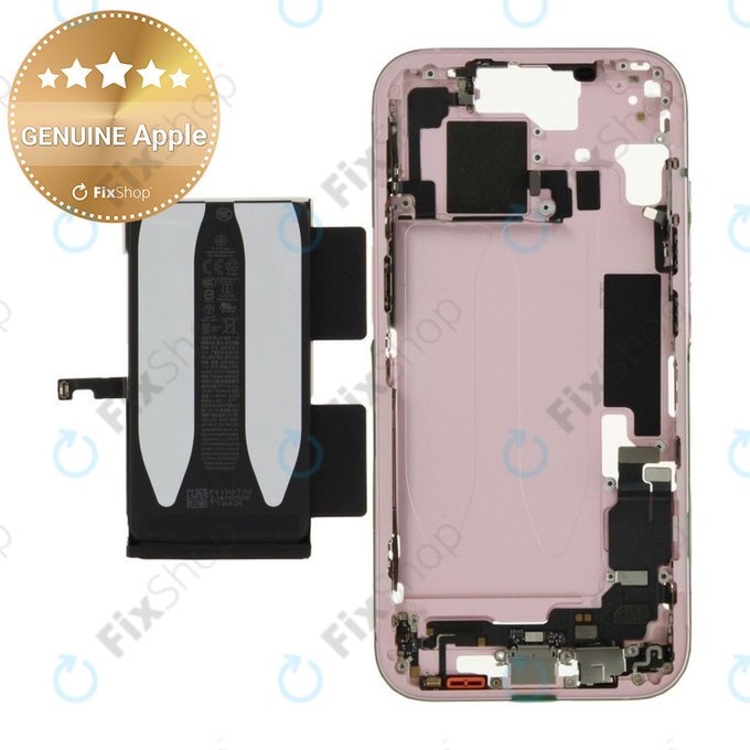 Srednji okvir s baterijom za iPhone 15 | Pink | ZD076-00670 | Genuine Apple