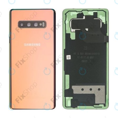 Samsung Galaxy S10 Plus G975F - Poklopac baterije (Canary Yellow) - GH82-18406G Originalni servisni paket