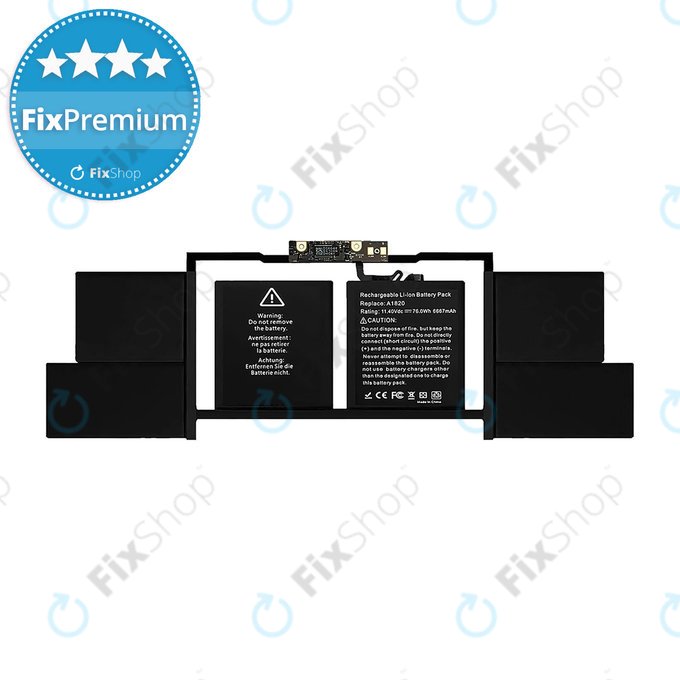 Apple MacBook Pro 15" A1707 (krajem 2016. - Sredinom 2017.) - Baterija A1820 6680 mAh FixPremium