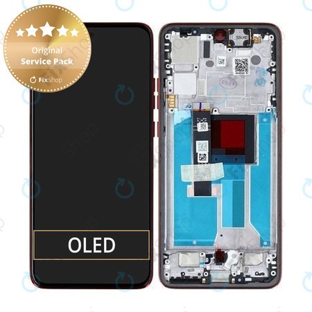 Motorola Edge 50 Neo - LCD zaslon + zaslon osjetljiv na dodir + okvir (Poinciana) - 5D68C28684 Genuine Service Pack
