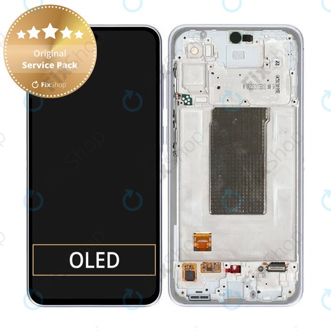 Samsung Galaxy A36 A366E - LCD zaslon + zaslon osjetljiv na dodir + okvir (Awesome Lavender) - GH82-36841D Genuine Service Pack
