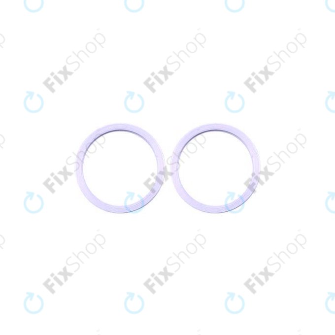 Apple iPhone 11, 12, 12 Mini - Okvir stražnje leće kamere (ljubičasti) - 2 kom