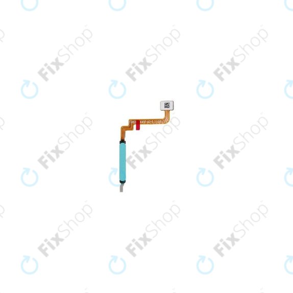 Xiaomi Redmi Note 10 5G - Senzor otiska prsta + fleksibilni kabel (Aurora Green) - 49020000139X originalni servisni paket
