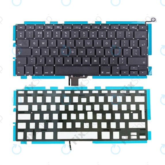 Apple MacBook Pro 13" A1278 (Mid 2009 - Mid 2012) - Tipkovnica + pozadinsko osvjetljenje UK