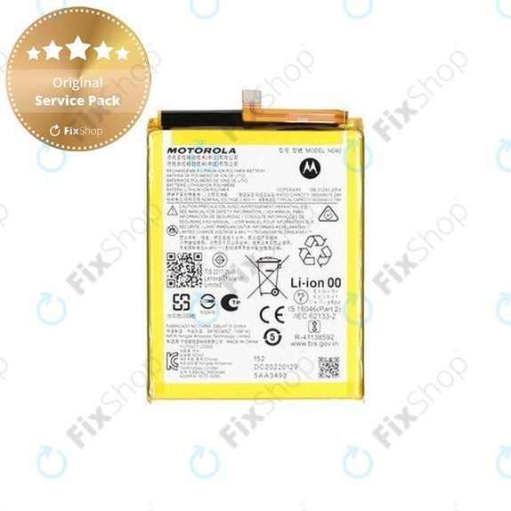 Motorola Edge 30 XT2203 - Baterija ND40 4020mAh - SB18D34507 Originalni servisni paket