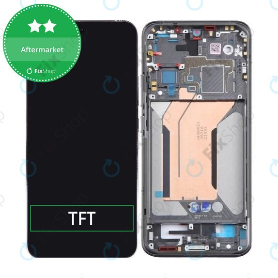 Xiaomi 14 23127PN0CC - LCD zaslon + zaslon osjetljiv na dodir + okvir (Black) TFT