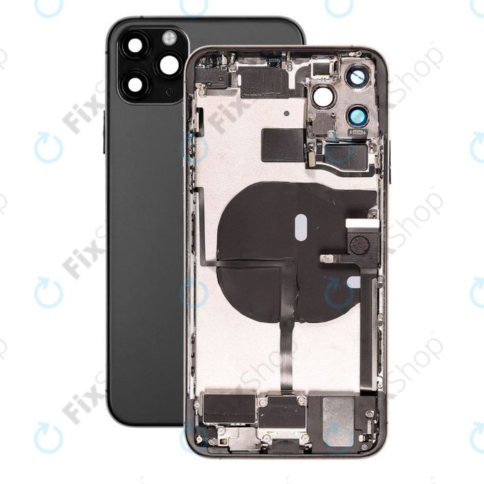 Apple iPhone 11 Pro Max - Stražnje Maska s malim dijelovima (Space Grey)