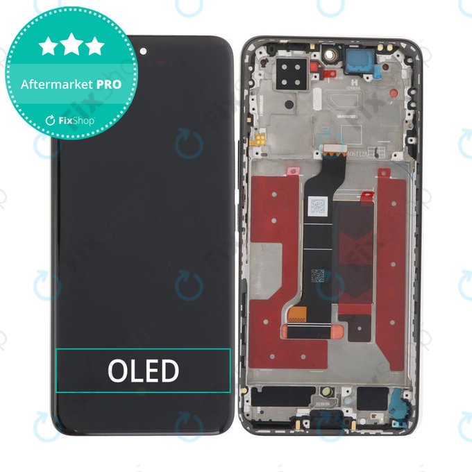 Honor 200 - LCD zaslon + zaslon osjetljiv na dodir + okvir (Black) OLED