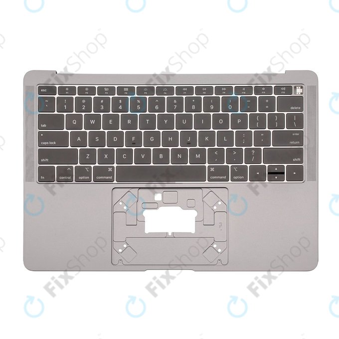 Apple MacBook Air 13" A1932 (2018 - 2019) - Gornji okvir tipkovnice + tipkovnica US (Space Gray)