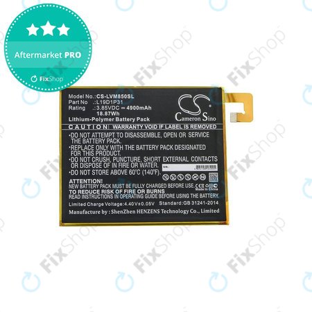 Lenovo Tab M8 - Baterija L19D1P31 4900mAh HQ