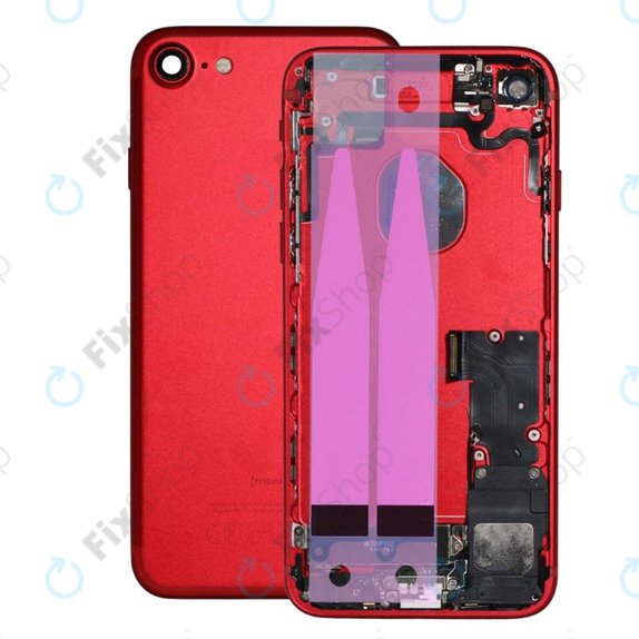 Apple iPhone 7 - Stražnje Maska s malim dijelovima (crveno)