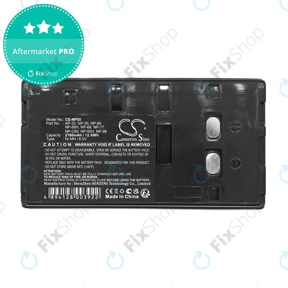 Baterija za Blaupunkt, Sony, Akai, HP, 2100mAh, Ni-MH, 6V, NP-33, HQ