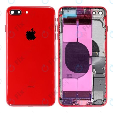 Apple iPhone 8 Plus - Stražnje Maska s malim dijelovima (crveno)