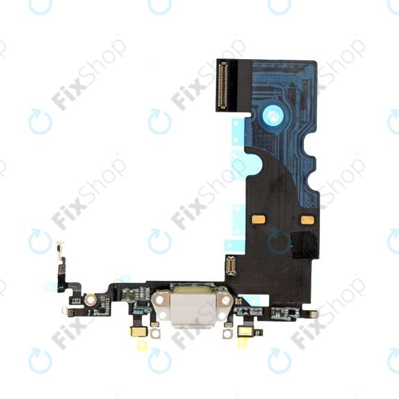 Apple iPhone 8 - Konektor za punjenje + savitljivi kabel (bijeli)