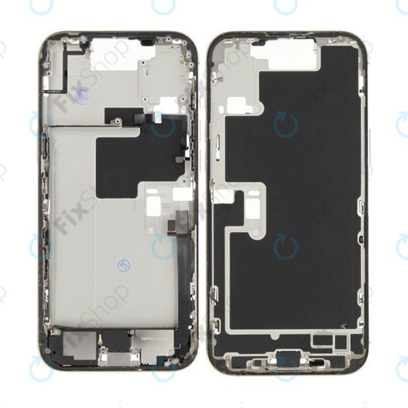 Apple iPhone 16 Pro Max - Srednji okvir + Tipke za uključivanje + Glasnoću (Natural Titanium)