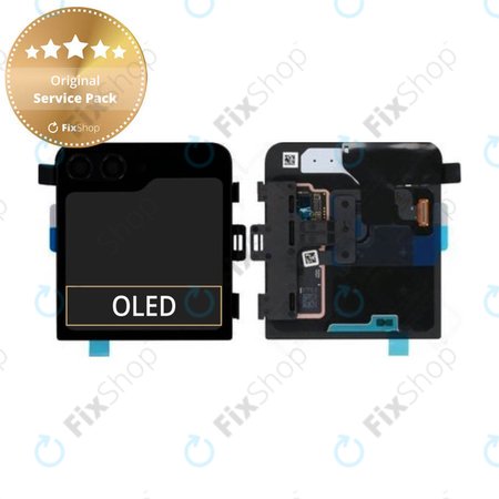 Samsung Galaxy Z Flip 5 F731B - LCD zaslon + zaslon osjetljiv na dodir + okvir (vanjski) - GH97-29135A Genuine Service Pack