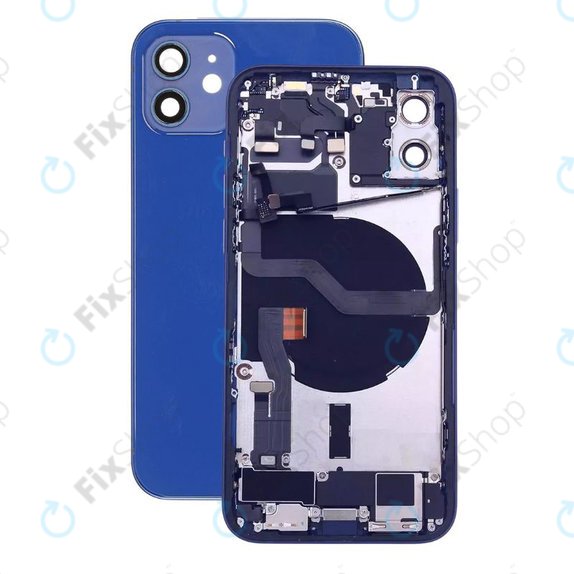 Apple iPhone 12 - Stražnje Maska s malim dijelovima (plavo)