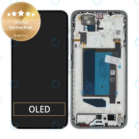 Zaslon za Xiaomi Redmi Note 15 Pro+ 5G, Glacier Blue, Dodirni ekran s okvirom, 5600240P16U00, Genuine Service Pack