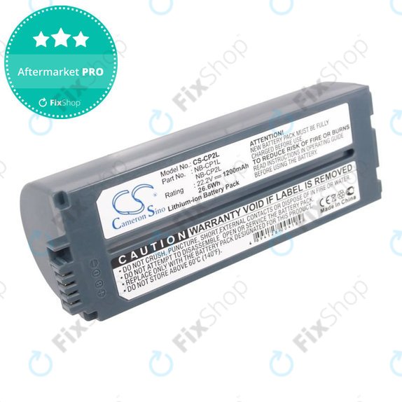 Baterija za Canon Selphy CP100, CP1000, 1200mAh, Li-Ion, 22.2V, NB-CP1L, HQ