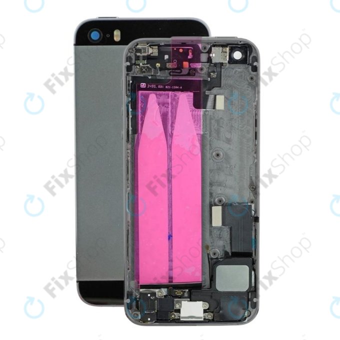 Apple iPhone 5S - Stražnje Maska s malim dijelovima (Space Grey)
