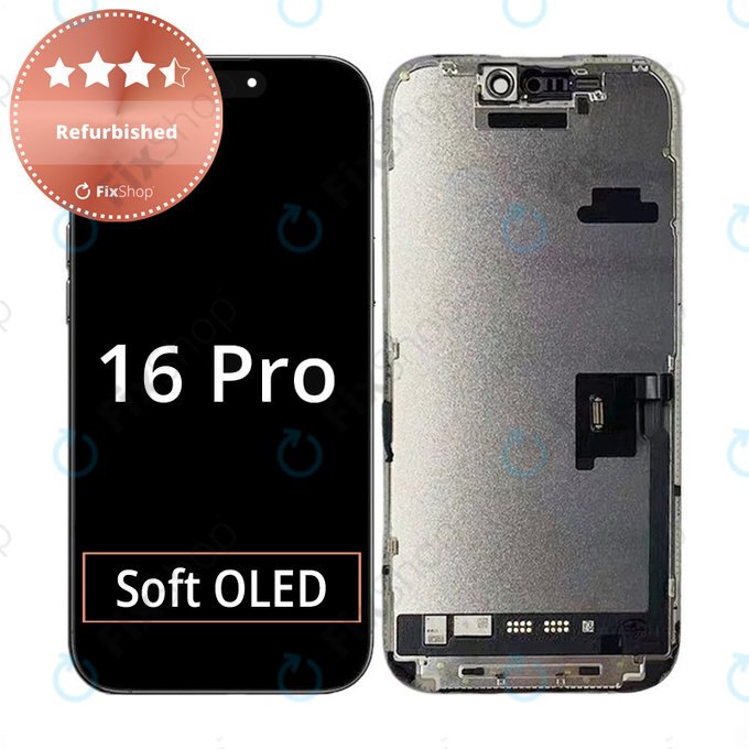Apple iPhone 16 Pro - LCD zaslon + zaslon osjetljiv na dodir + okvir Refurbished