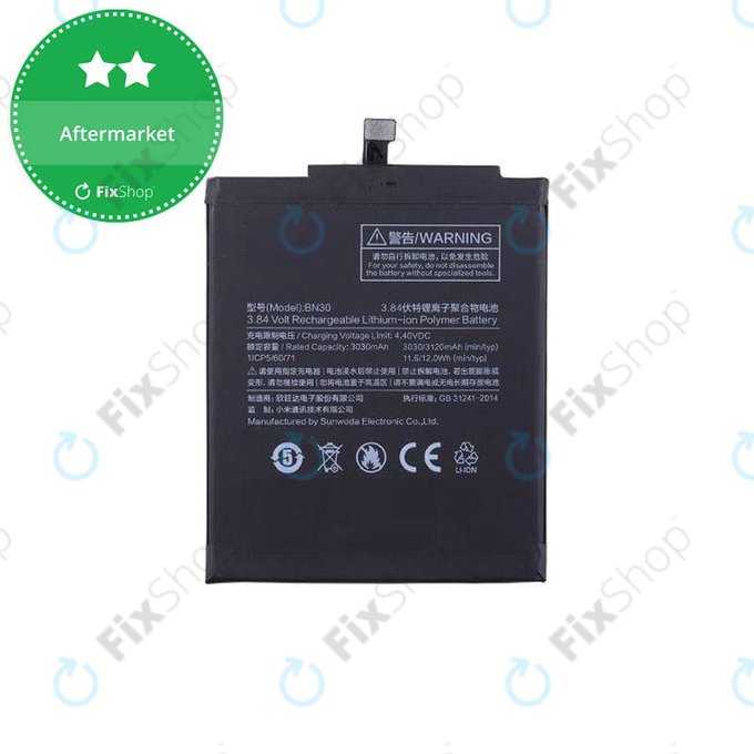 Xiaomi Redmi 4A - Baterija BN30 3120mAh