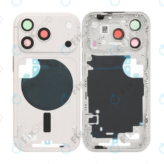 Stražnje kućište za iPhone 17 Pro Max, Silver