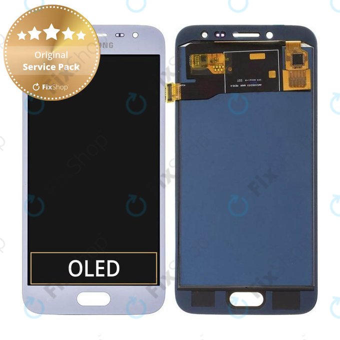Samsung Galaxy J2 Pro J250F - LCD zaslon + ekran osjetljiv na dodir (srebrni) - GH97-21338B, GH97-21339B, GH97-21812B Originalni servisni paket