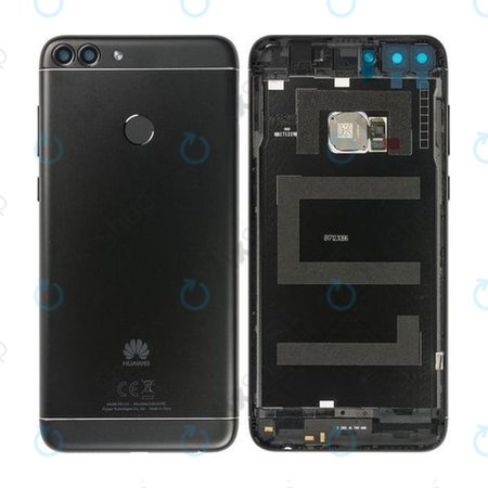 Huawei P smart - Poklopac baterije + senzor otiska prsta (crni) - 02351TEF, 02351STS, 02352NCC