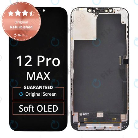 Apple iPhone 12 Pro Max - LCD zaslon + zaslon osjetljiv na dodir + okvir Original Refurbished