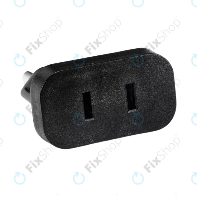 220V Adapter za utikač iz US u EU (Crni)