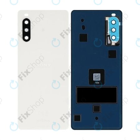 Sony Xperia 10 III - Poklopac baterije (bijeli) - A5034098A Originalni servisni paket