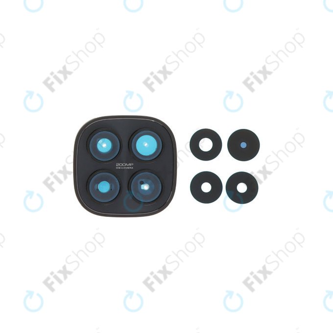 Leća stražnje kamere s okvirom za Xiaomi Redmi Note 15 Pro 5G, Black